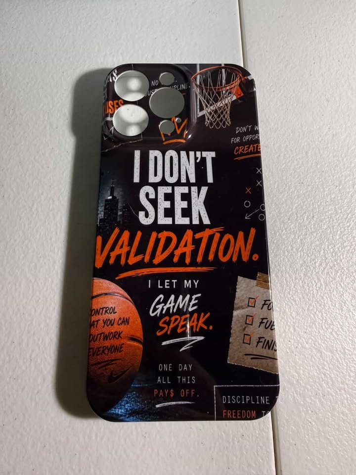 Validation Free Basketball Motivation Phone Case