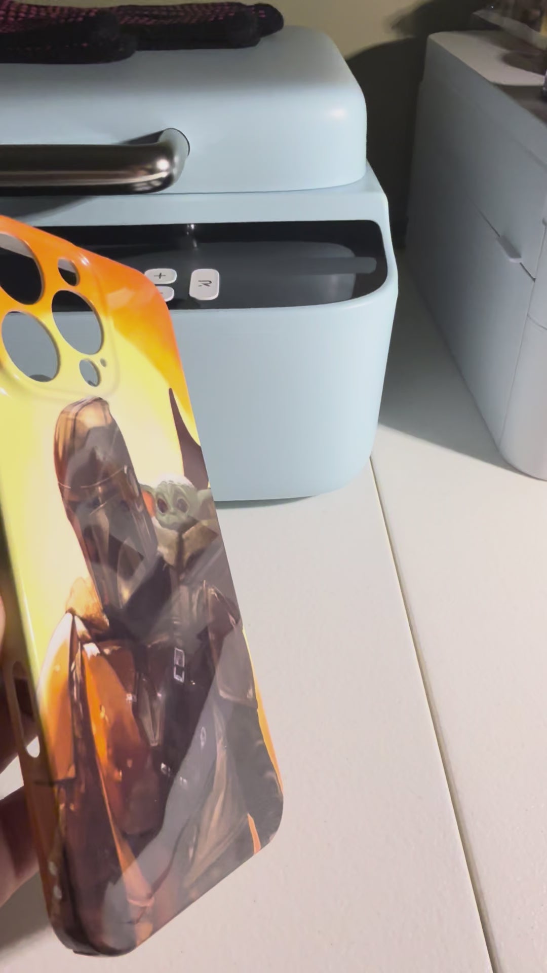 Galactic Bounty Hunter Baby Protector iPhone Case
