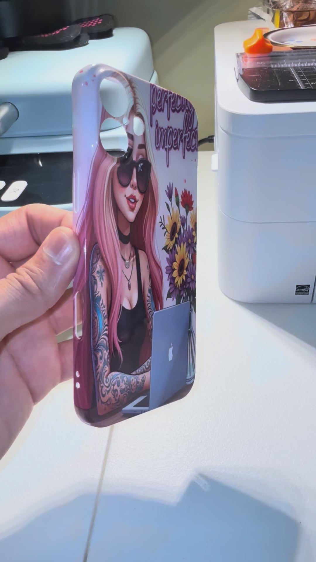 Perfectly Imperfect Girly Aesthetic iPhone Case